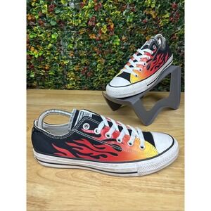 Converse Chuck Taylor All Star Low Top Archive Flames Shoes 166259F Unisex M7/W9